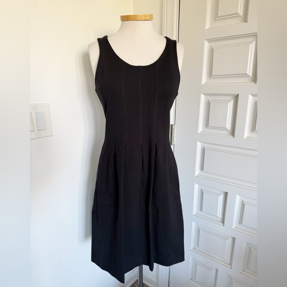 NWT J. Crew Dress Women’s Size 4 Black Sleeveless Fit & Flare